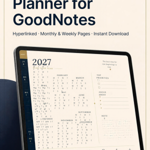 2027 digital planner for GoodNotes